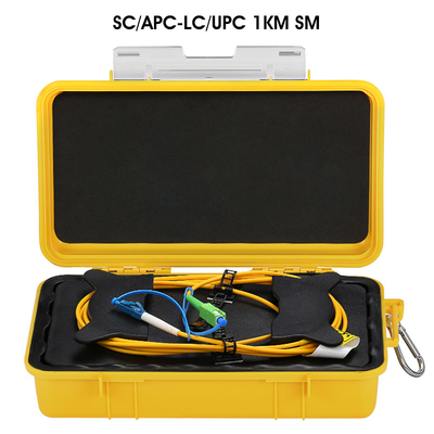 Кольца волокна кабельной муфты 1310/1550nm старта оптического волокна OTDR SC/APC-LC/UPC 2km